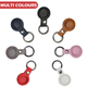 Protective PU Leather Case with Keyring For AirTag Location Tracker